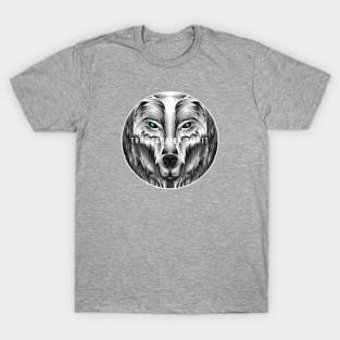 Face the Wolf spirit of Midnight T-Shirt